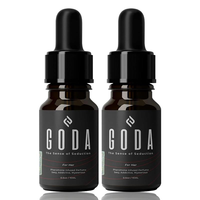 GODA Pheromone Perfume for Women - Long-Lasting Women'S Fragrance with Jasmine and Rose Flower Fragrance Oils with Sweet Notes - Vegan and Cruelty-Free Travel Fragrance - 15 Ml / 0.50 Fl.