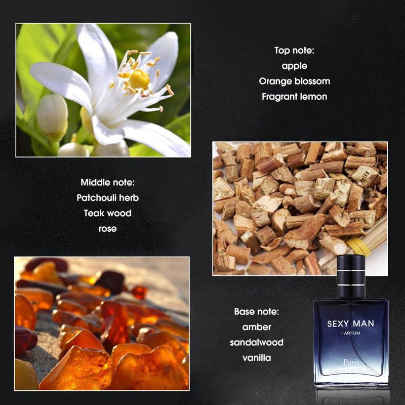 Men'S Light Fragrance Cologne Perfume, 1 Count Long Lasting Perfume, for Work Travel and Daily Use, Men Gifts, Christmas Gift, Perfume for Men, Fragrances Men, Portable, Scented Fragrance