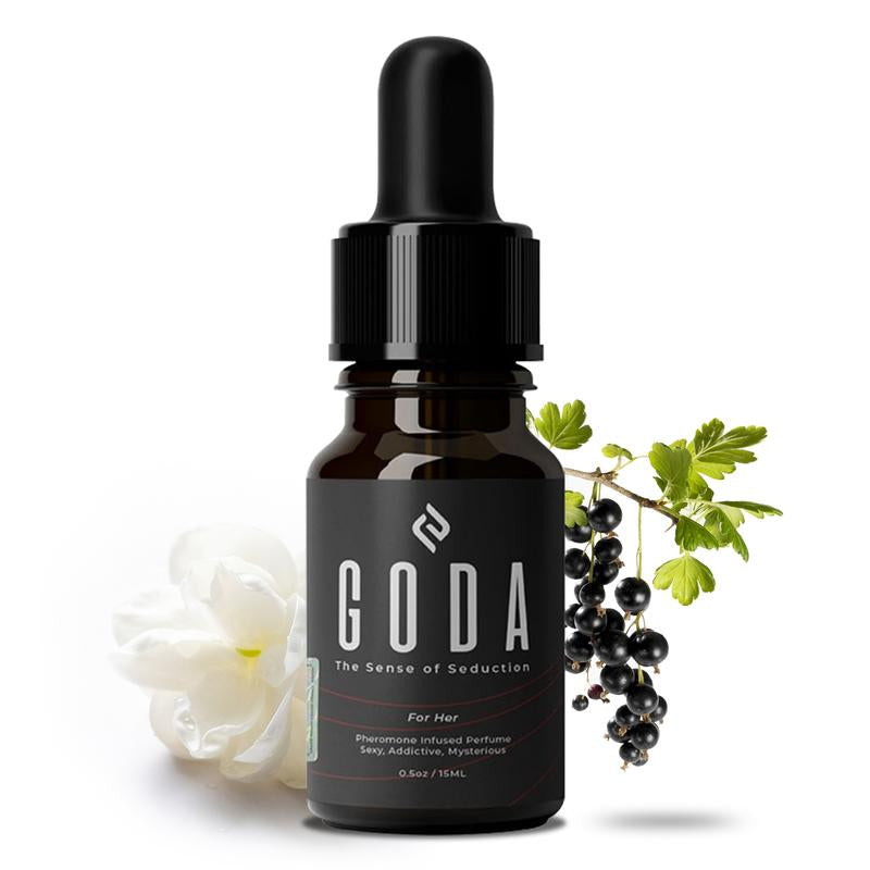 GODA Pheromone Perfume for Women - Long-Lasting Women'S Fragrance with Jasmine and Rose Flower Fragrance Oils with Sweet Notes - Vegan and Cruelty-Free Travel Fragrance - 15 Ml / 0.50 Fl.