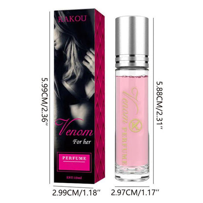 Pheromone Venom Perfume 10Ml Portable Roller Ball Elegant - Fresh, Natural & Long Lasting Scent Ideal for Dating, Travel & Parties Christmas & Valentine'S Day