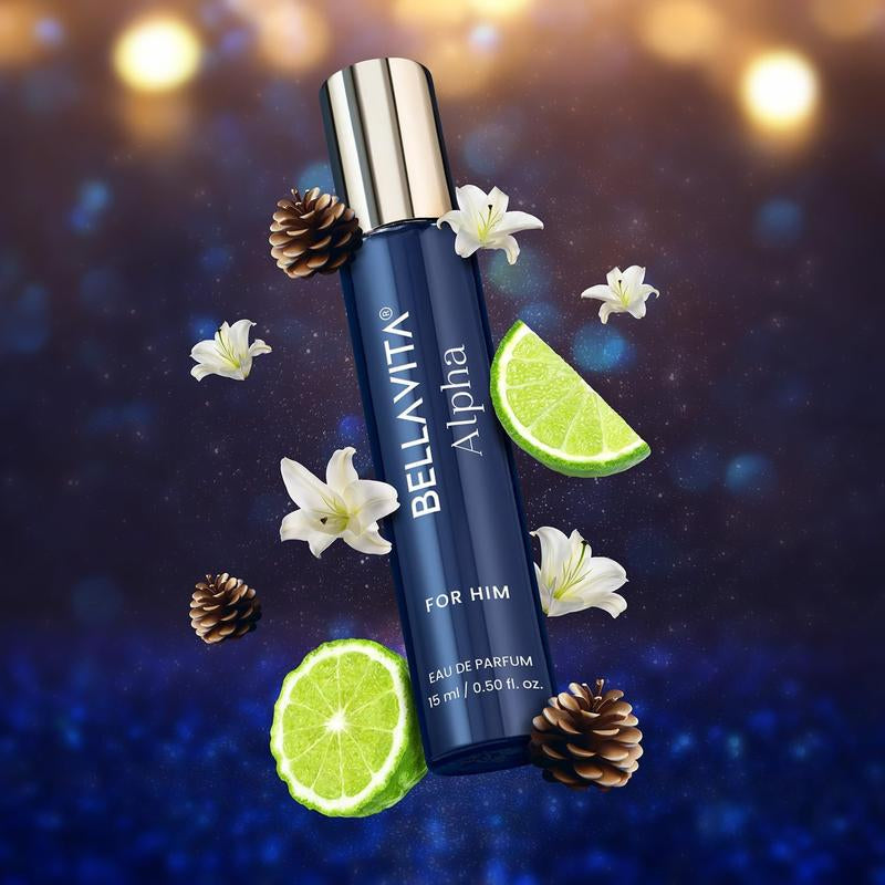 Bellavita Luxury'S Mood Collection Gift Set (3X15Ml) for Men | Pheromone Inspired Technology Long Lasting Fragrance | Includes Alpha, Fantasy & Magnetic Perfumes | Woody, Vanilla, Benzoin and Cedarwood