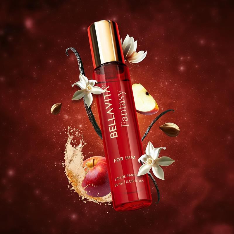 Bellavita Luxury'S Mood Collection Gift Set (3X15Ml) for Men | Pheromone Inspired Technology Long Lasting Fragrance | Includes Alpha, Fantasy & Magnetic Perfumes | Woody, Vanilla, Benzoin and Cedarwood