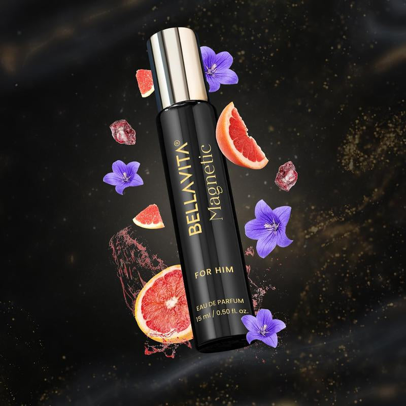 Bellavita Luxury'S Mood Collection Gift Set (3X15Ml) for Men | Pheromone Inspired Technology Long Lasting Fragrance | Includes Alpha, Fantasy & Magnetic Perfumes | Woody, Vanilla, Benzoin and Cedarwood