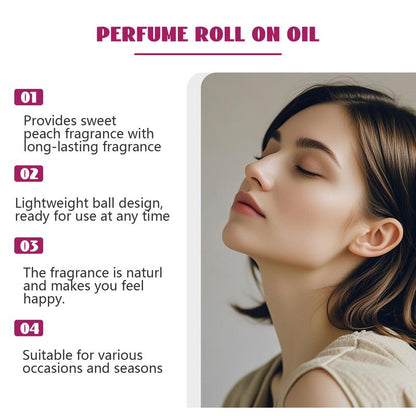 CRAZY in LOVE ROLL on Oil,Long Lasting Pheromone Roll-On Perfume for Women,Portable and Easy Perfumes for Women, Women'S Perfume for Daily Use, Christmas Gift,Long Lasting Fragrances, Floral Chypre Scent Fruity Sweet Floral Body Oil Lemon Balm