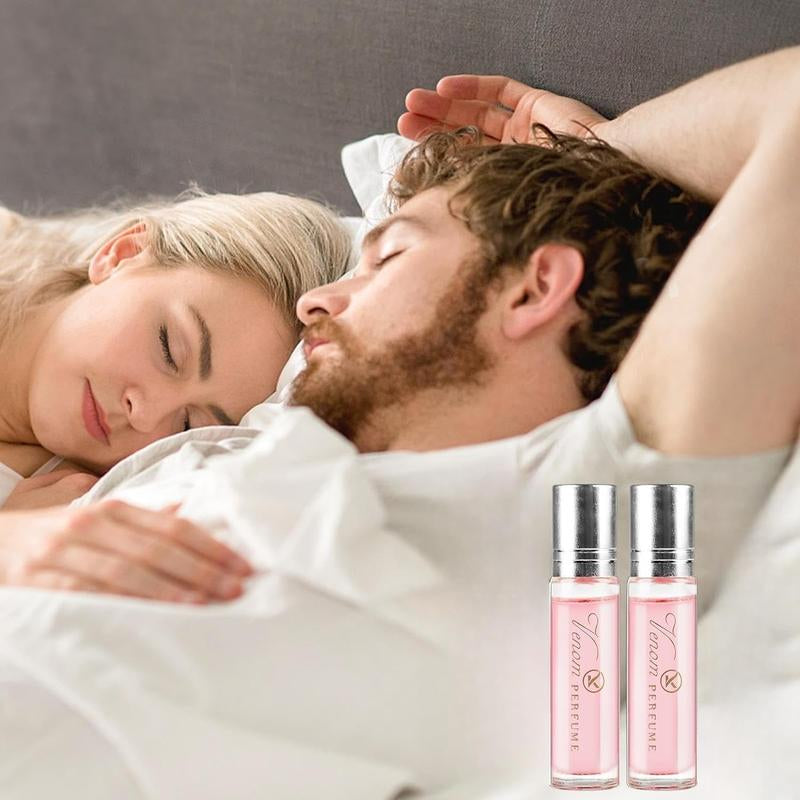2PCS Pheromone Perfume for Women- Long Lasting Roll on Mini Perfume Aromatic Fragrance for Her Increases Confidence Quality Natural Parfum Oil Long Lasting Scent