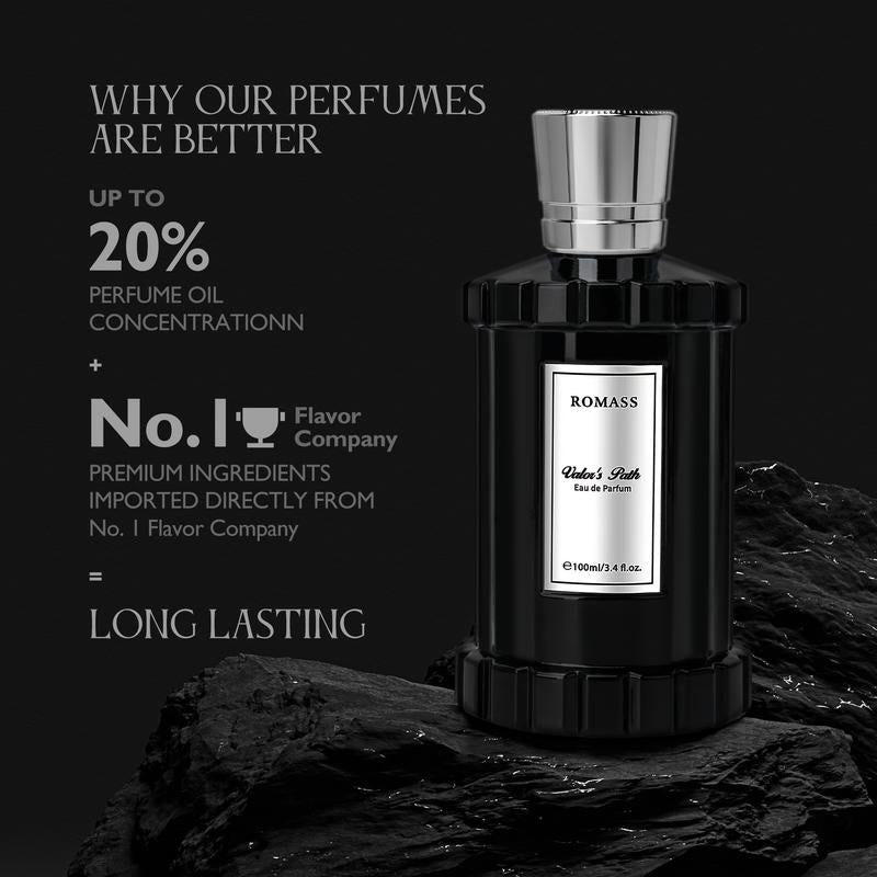 ROMASS Valor'S Path Eau De Parfum Spray for Men' and Women - 3.4Oz/100Ml with Citrus, Lemon, Fragrance Summer Scents，Pheromone Cologne Perfume Oud Wood Pheromones #Cozyvibes #Effortlessbeauty