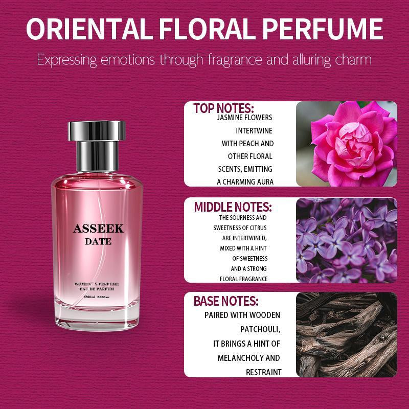 ASSEEK Women'S Perfume, Long Lasting Fragrance for Women, Floral and Fruity Scented Perfume, Daily Fragrance,2.71Oz（80Ml） Cosmetics Pink Yara Perfume Perfume Amber Rouge Rose Yara Perfume Penhaligon Halfeti Perfume