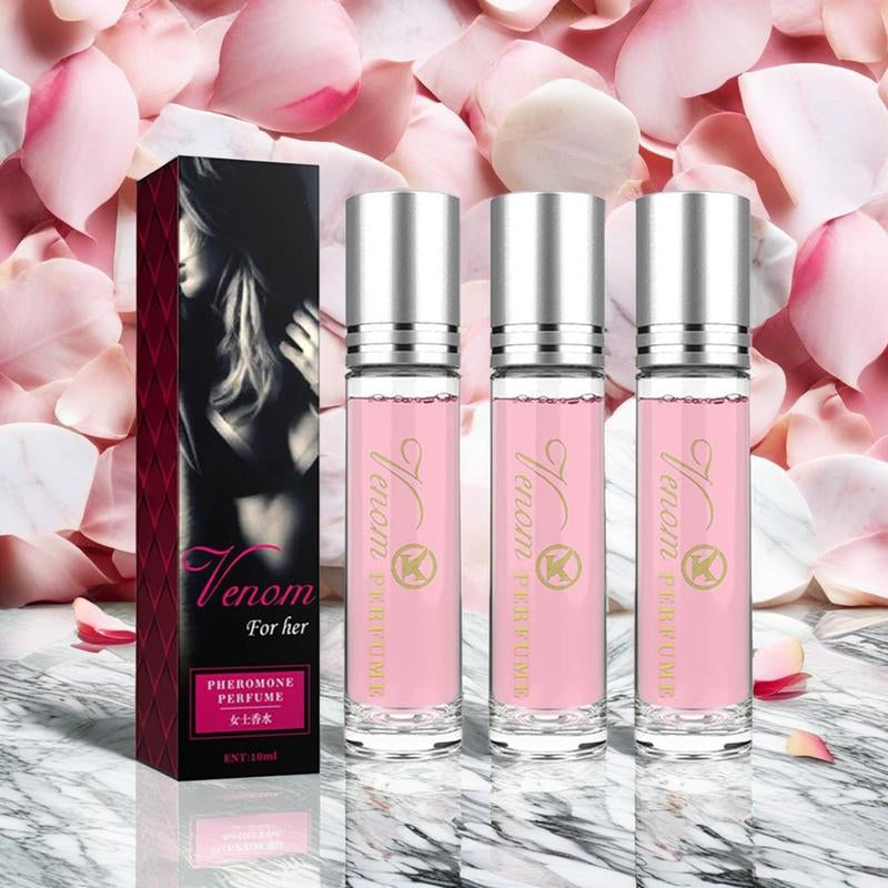 Pheromone Venom Perfume 10Ml Portable Roller Ball Elegant - Fresh, Natural & Long Lasting Scent Ideal for Dating, Travel & Parties Christmas & Valentine'S Day