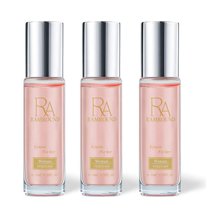 3Pcs Pheromone Perfume Roll-On 30Ml Natural Scent Boost for Women | Date Night & Party Confidence Enhancer Travel-Friendly Gift Set (Mother’S Day/Fall)