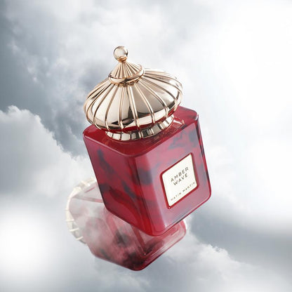 Matin Martin Amber Wave - Amber Woody Fragrance for Women and Men - Perfume for Men with Leather Notes - Arabian Perfume for Women - Unisex - 3.4 Oz Huda Perfume