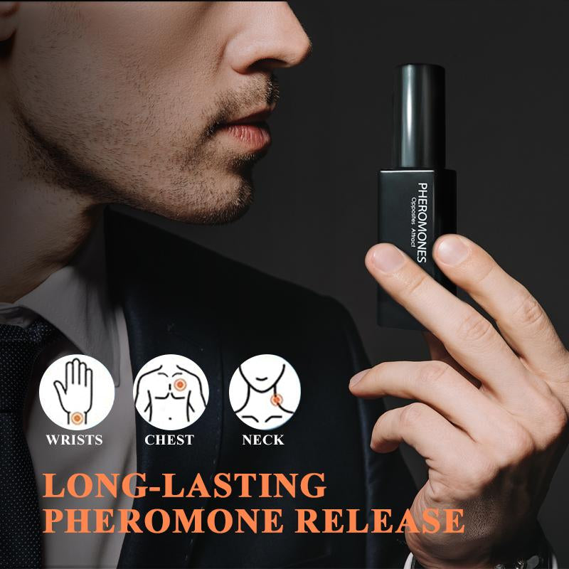 Pheromone Perfume for Men - Opposites Attract 5Ml 12-Hour Lasting Magnetic Attraction, a Fashionable Perfume That Enhances Confidence Aromatic Citrusy Fragrance