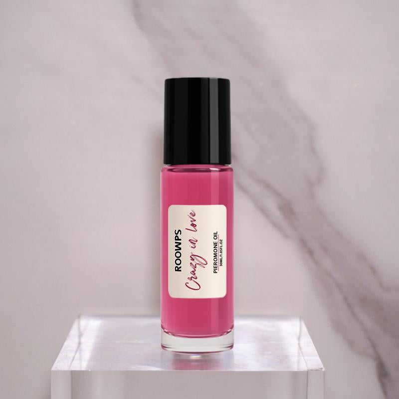 CRAZY in LOVE ROLL on Oil,Long Lasting Pheromone Roll-On Perfume for Women,Portable and Easy Perfumes for Women, Women'S Perfume for Daily Use, Christmas Gift,Long Lasting Fragrances, Floral Chypre Scent Fruity Sweet Floral Body Oil Lemon Balm