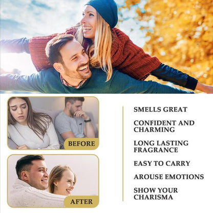 50Ml Men'S Perfume, Long Lasting Cologne Fragrance for Men, Natural Fragrance for Daily Use, Perfume for Men, Cosmetic Gift for Men, Christmas Gift