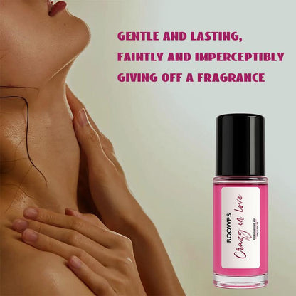 CRAZY in LOVE ROLL on Oil,Long Lasting Pheromone Roll-On Perfume for Women,Portable and Easy Perfumes for Women, Women'S Perfume for Daily Use, Christmas Gift,Long Lasting Fragrances, Floral Chypre Scent Fruity Sweet Floral Body Oil Lemon Balm