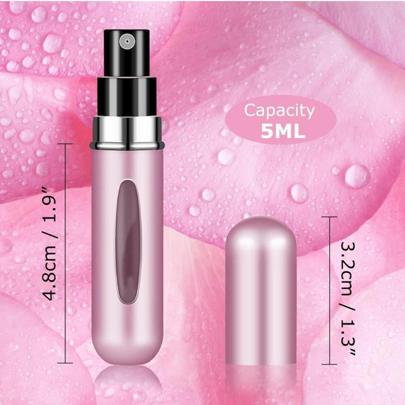 4 Pces 5Ml/0.18Oz Mini Portable Perfume Travel Atomizer. Bottle Bottle Lightweight