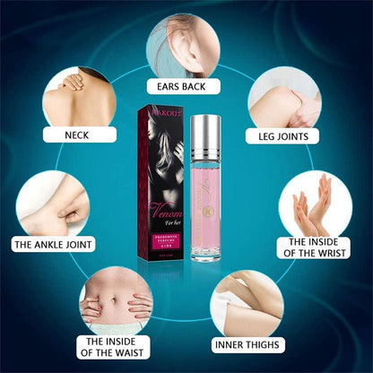 Pheromone Venom Perfume 10Ml Portable Roller Ball Elegant - Fresh, Natural & Long Lasting Scent Ideal for Dating, Travel & Parties Christmas & Valentine'S Day